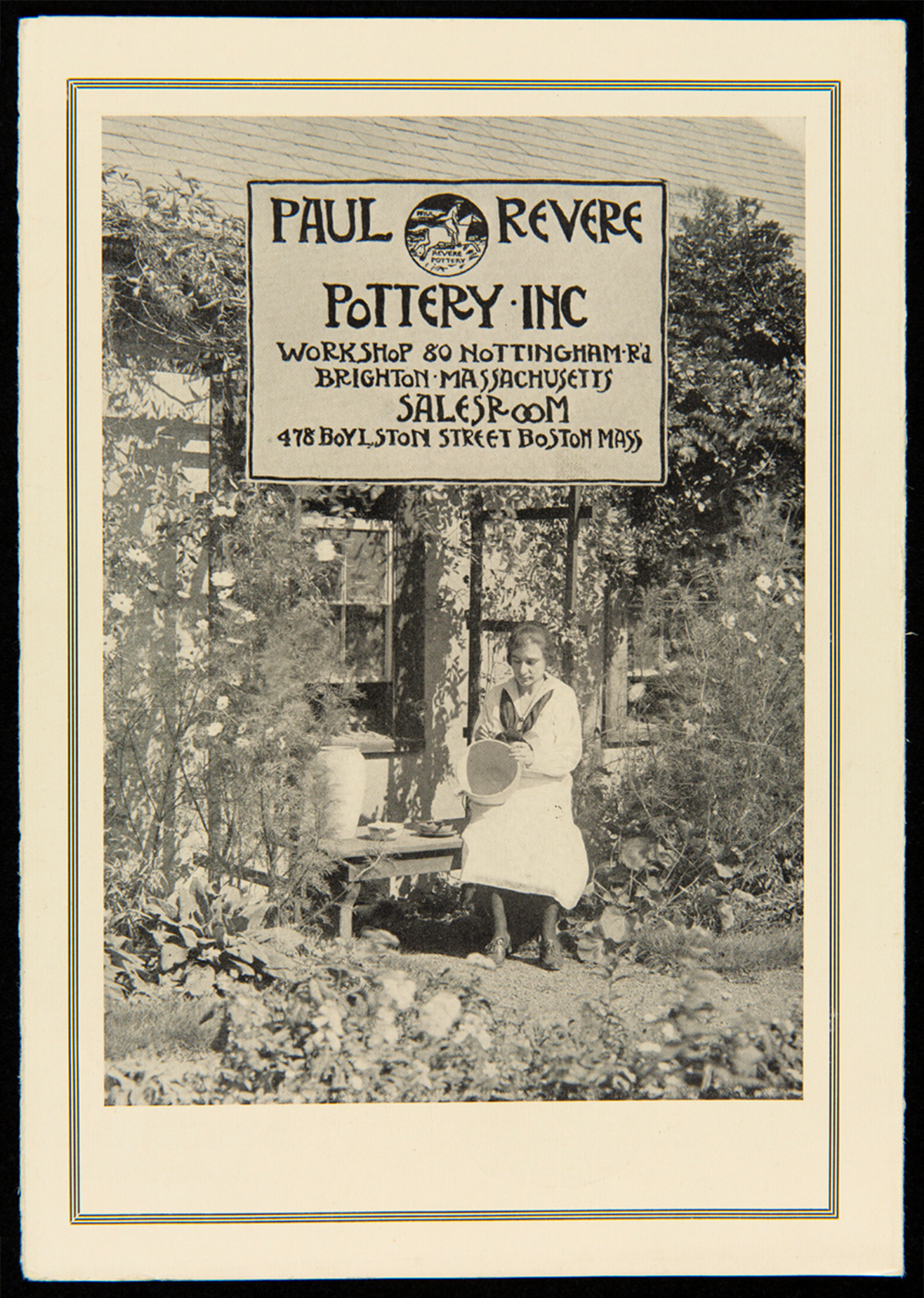 Catalog for the Paul Revere Pottery, about 1930