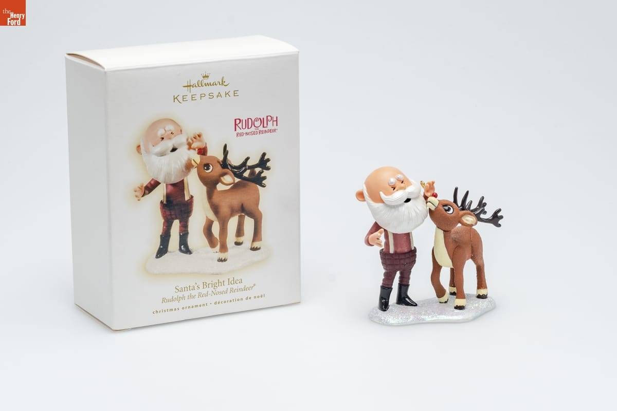 'Rudolph the Red-Nosed Reindeer: Santa's Bright Idea,' Christmas ornament, 2009