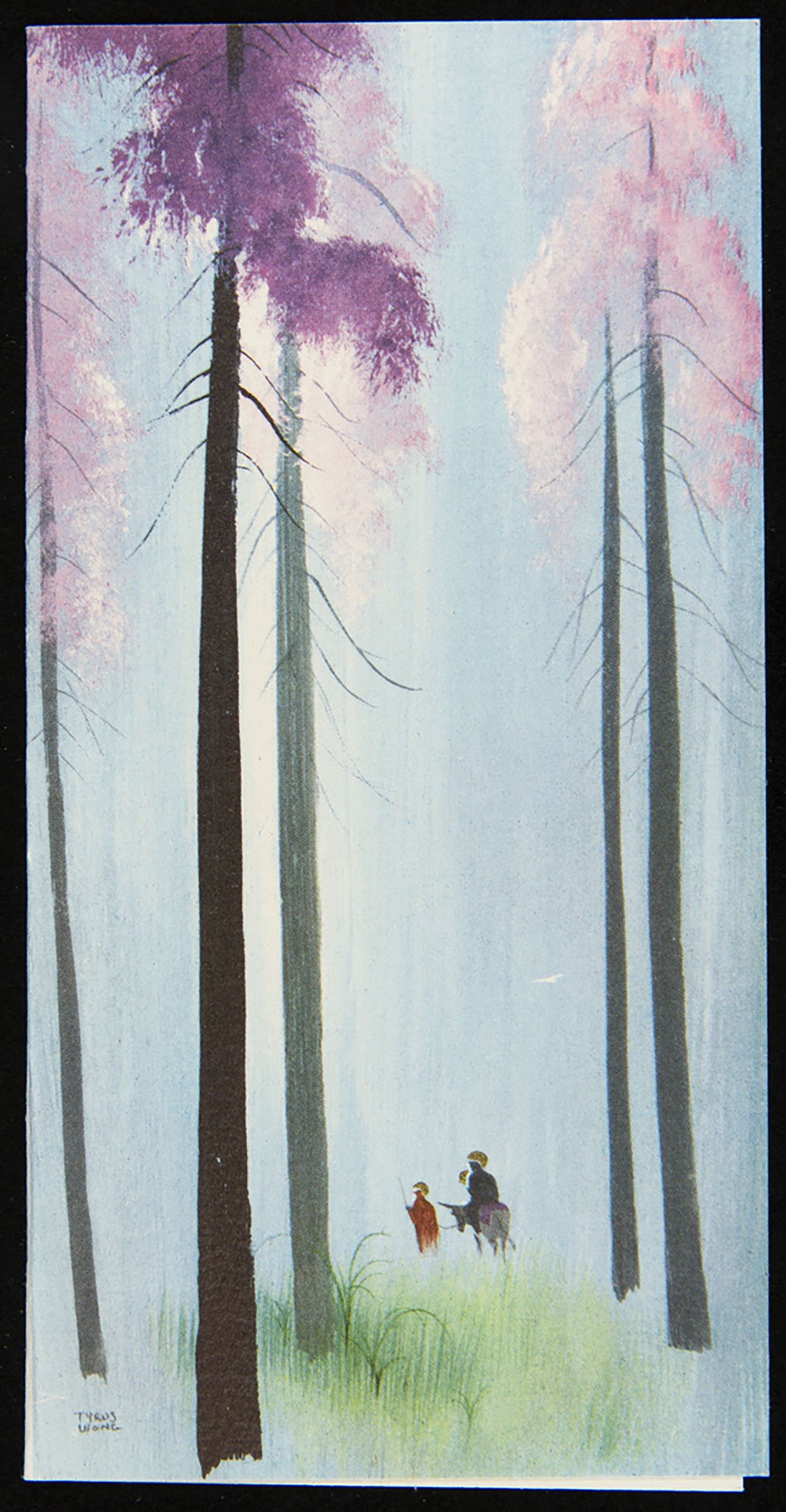 Enchanted Forest, designed by Tyrus Wong for California Artists, 1955.