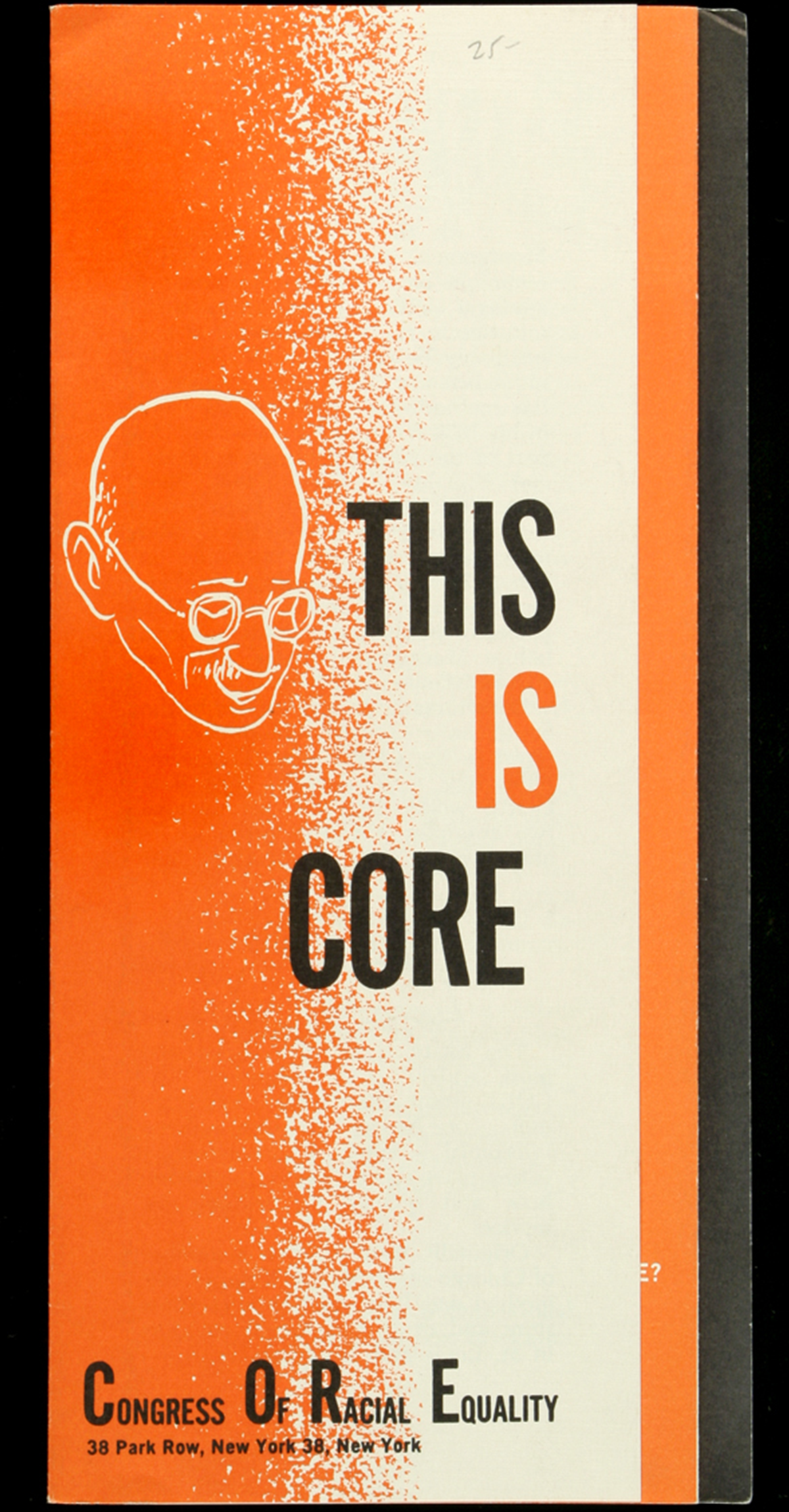 This is CORE, Congress of Racial Equality pamphlet, circa 1959