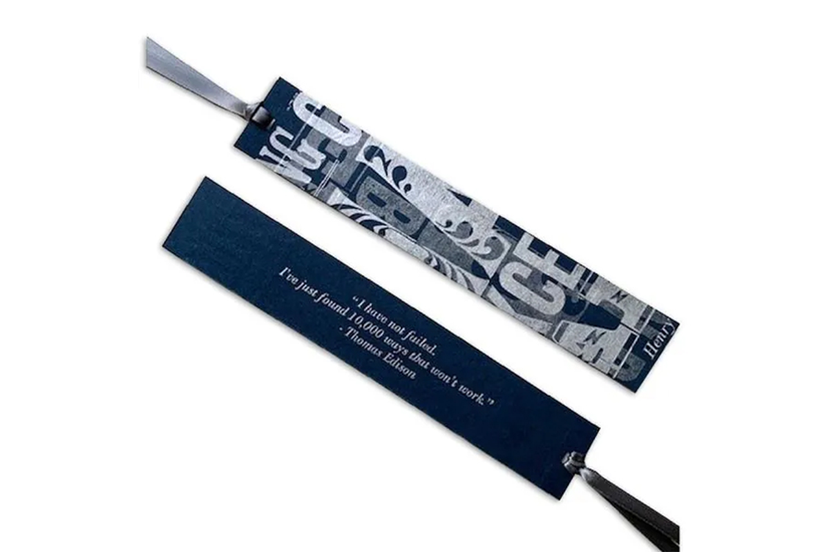 Bookmarks made from recycled paper. / Image by The Henry Ford