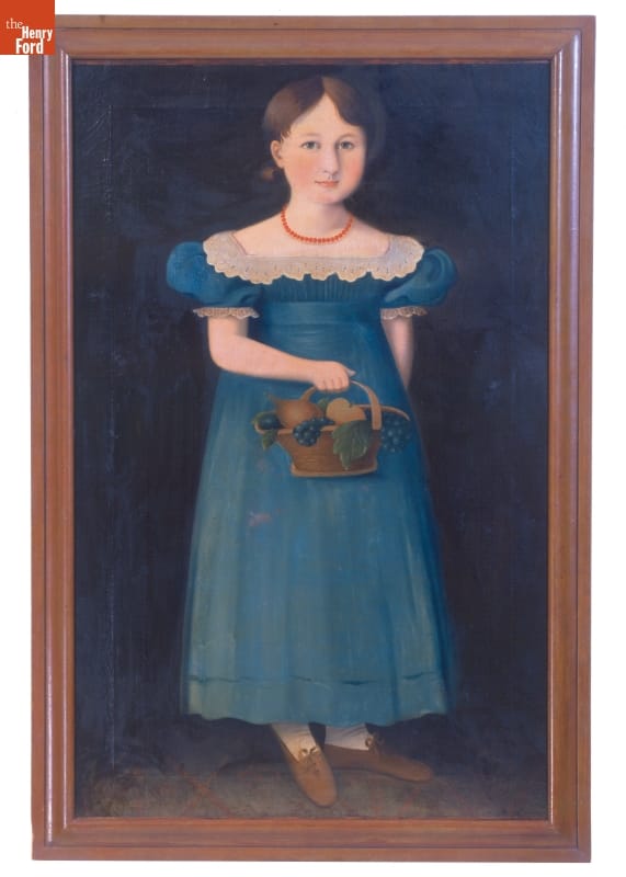 Oil Painting, "Sarah ... at the Age of Four," 1830-1840