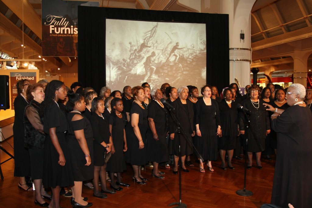 Choir performance for EP - photo by Bob Brodbeck