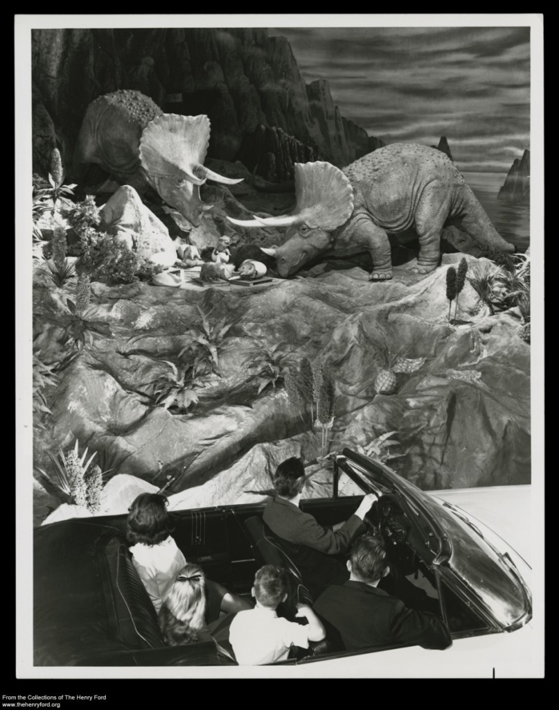 Primeval Earth Diorama on the Magic Skyway Ride, Ford Pavilion, 1964-1965 New York World's Fair