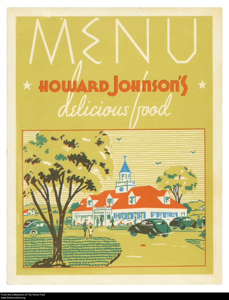 Howard Johnson's Menu