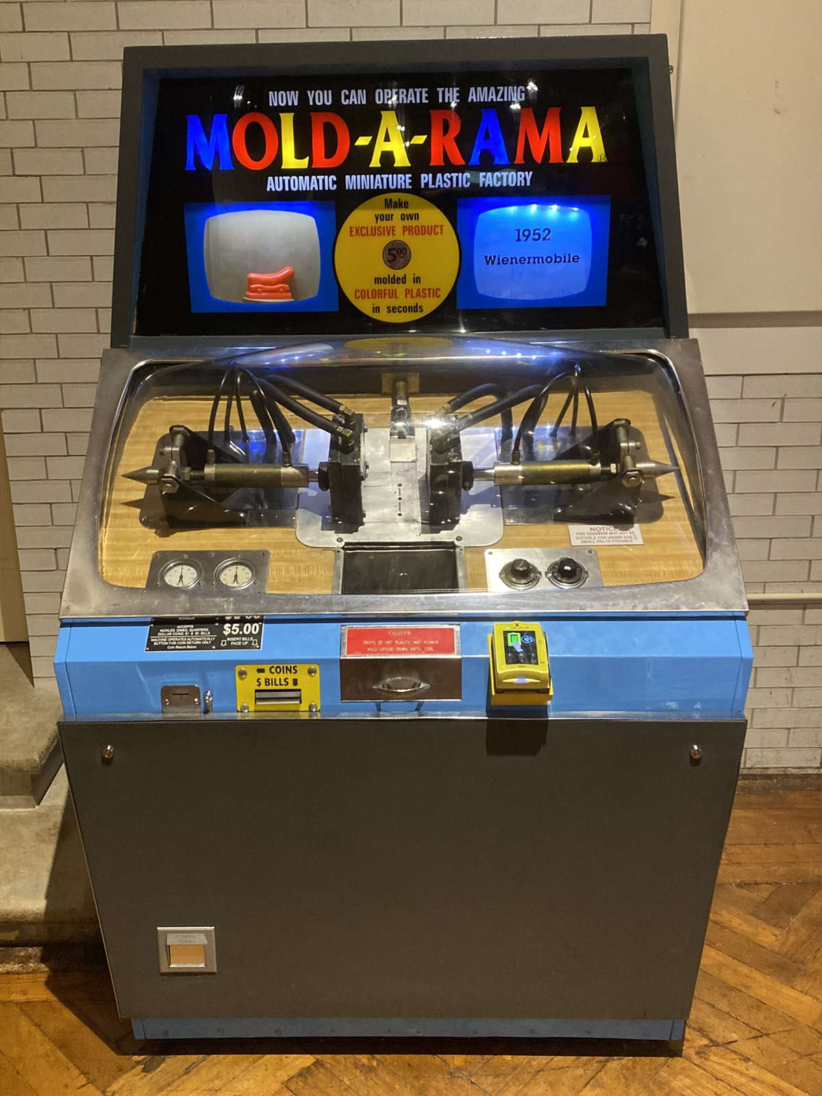 1952 Weinermobile Mold-A-Rama machine at Henry Ford Museum of American Innovation.