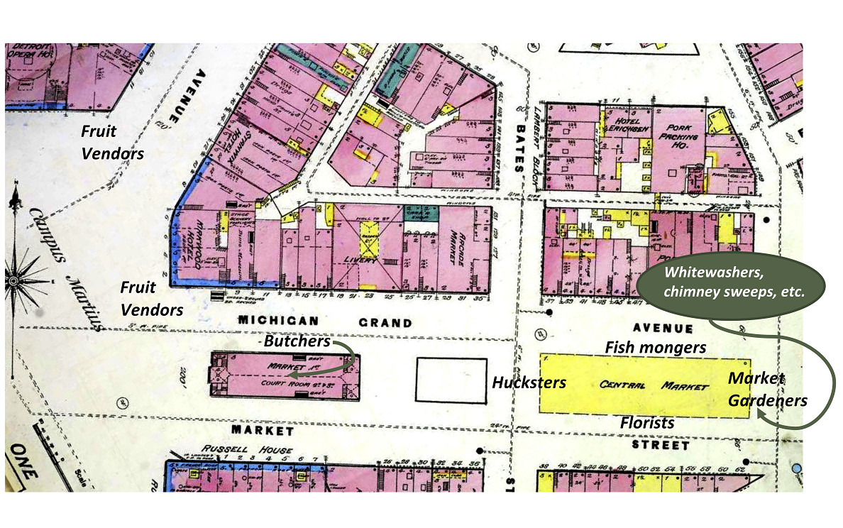 Color-coded real estate plot map