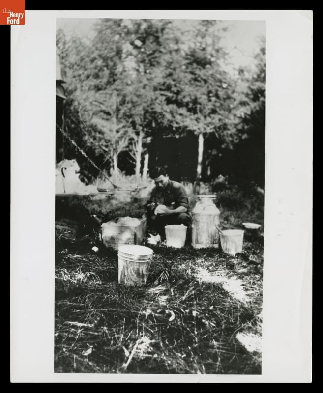 Tsuneji Sato preparing a meal at Sidnaw Lumber Camp in 1923 Tsuneji Sato preparing a meal at Sidnaw Lumber Camp in 1923
