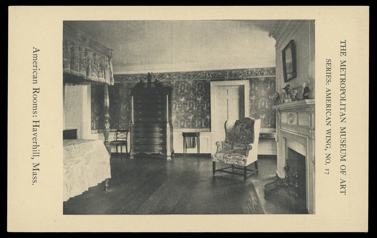 Page with text and image of room interior
