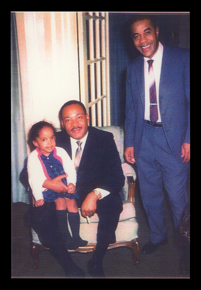 Jawana Jackson, Dr. Martin Luther King Jr, and Dr. Sullivan Jackson
