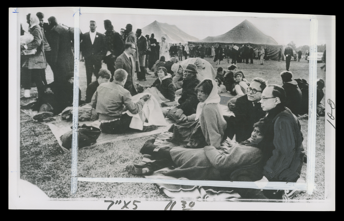 Marchers in Montgomery, Alabama,