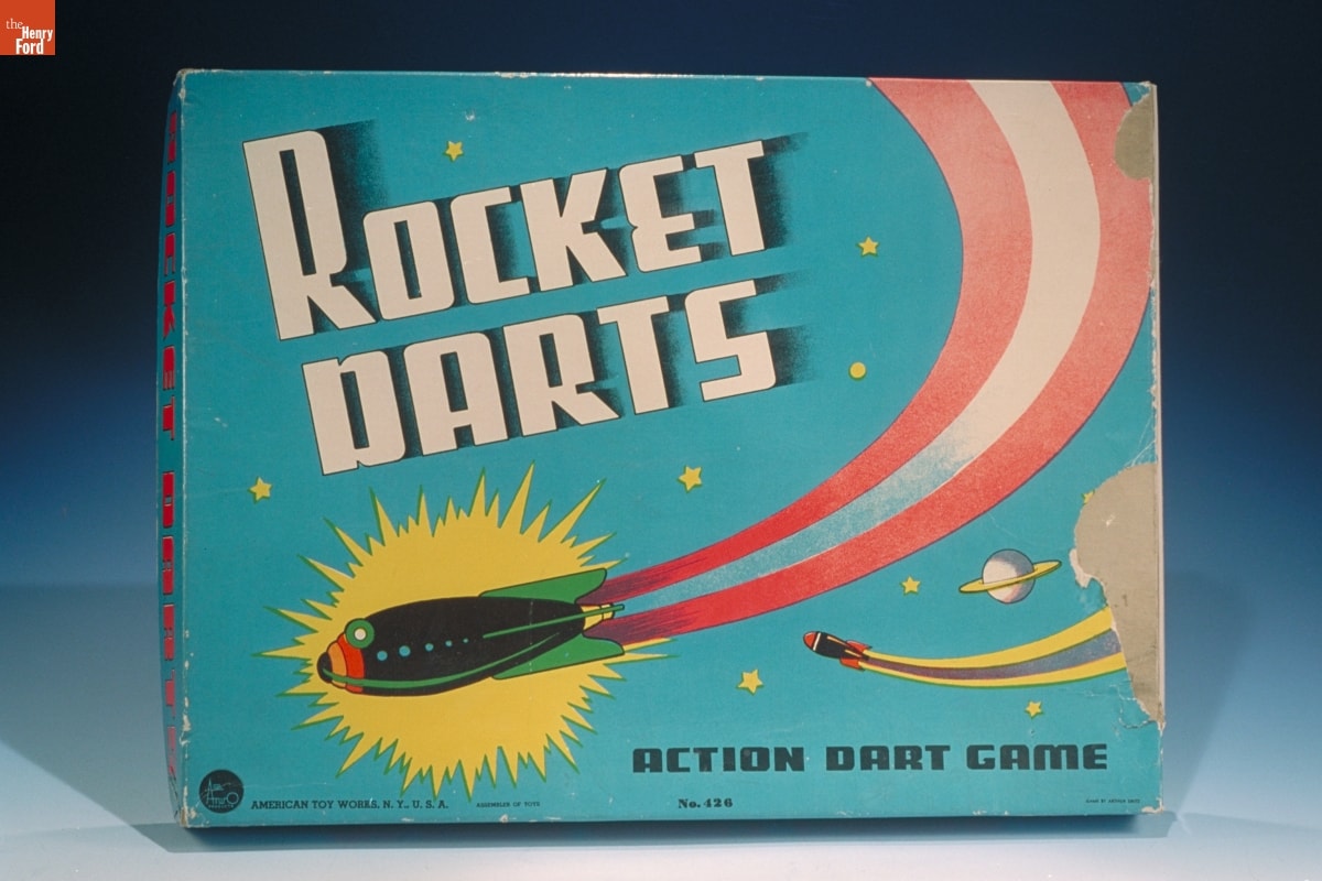 Rocket Darts, outer space-themed game