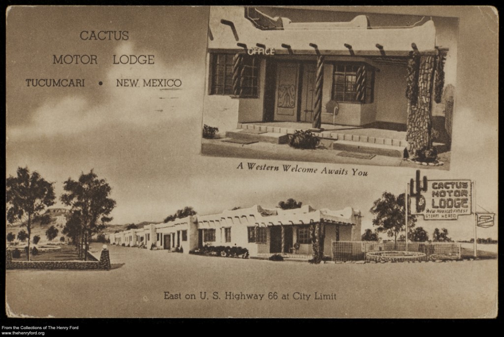 Tourist Court postcard front - from the Collections at The Henry Ford Tourist Court postcard front - from the Collections at The Henry Ford